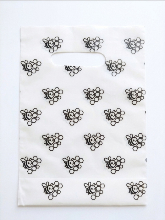 50 Pz. Buste Regalo Banco Trasparente per 1 Vaso Miele da 1Kg Made In Italy ApiCor BeeBag